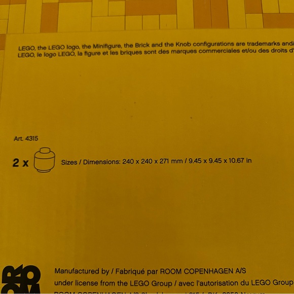 Lego Halloween Limited Edition Storage Heads 2 Piece Set Zombie & Skeleton Large - Picture 9 of 9